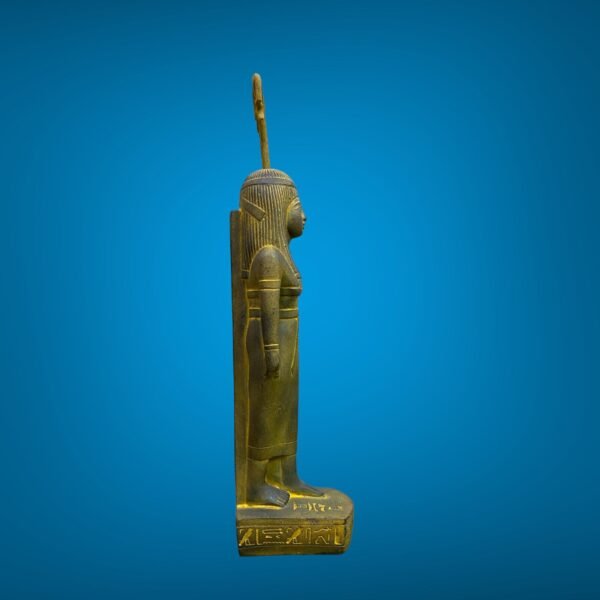 A wonderful and unique Seshat statue, carefully crafted in antique style with a distinctive artistic touch - Image 6