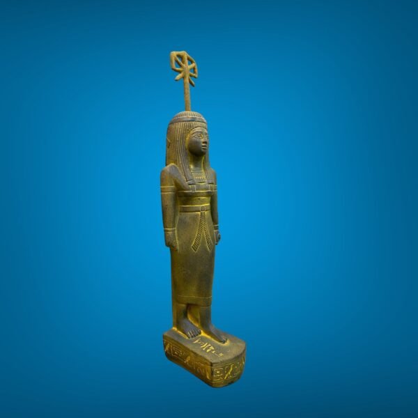 A wonderful and unique Seshat statue, carefully crafted in antique style with a distinctive artistic touch - Image 2