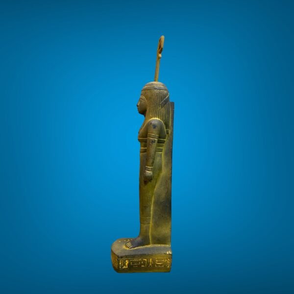A wonderful and unique Seshat statue, carefully crafted in antique style with a distinctive artistic touch - Image 4