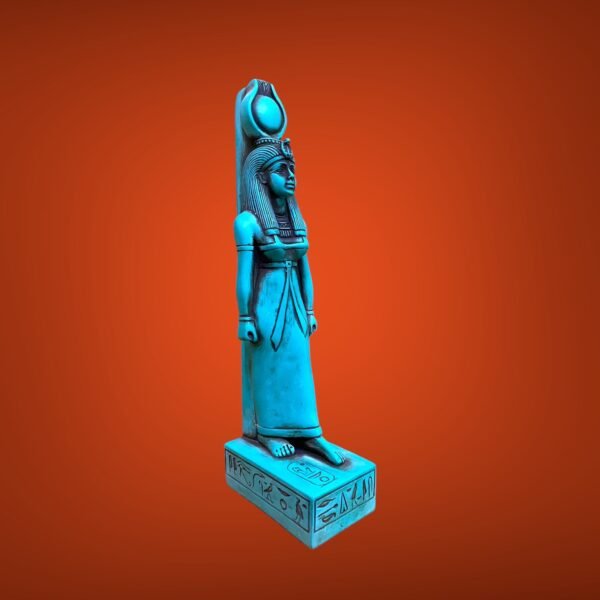 Isis Statue is very beautiful, color mixed with handmade artificial stone - Image 2