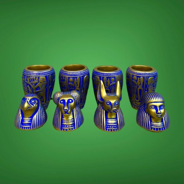 A wonderful canopy jars set in distinctive and attractive colors - Image 3