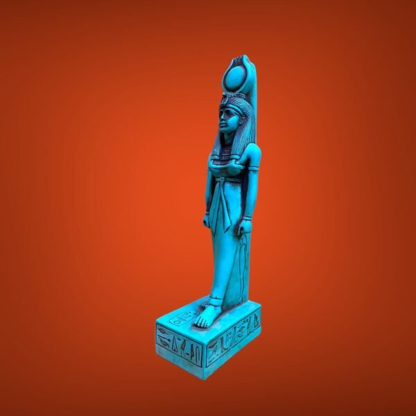 Isis Statue is very beautiful, color mixed with handmade artificial stone - Image 5